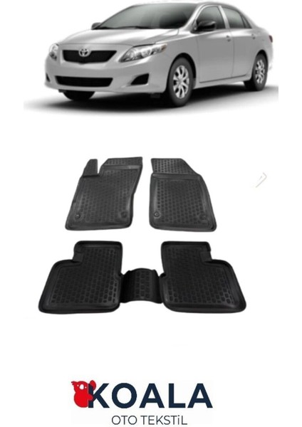 Toyota Corolla 2007-2012 Koala Havuzlu Paspas