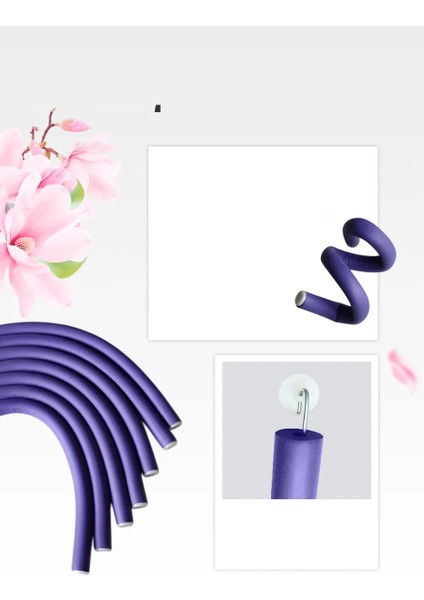 Sosis Latex Bigudi - Isısız Saç Bigudisi 17 mm 20 Adet 721915 fiyatları