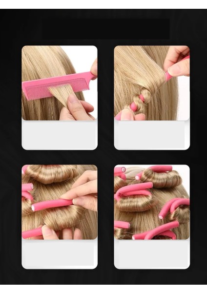 Sosis Latex Bigudi - Isısız Saç Bigudisi 17 mm 20 Adet 721915 indirimleri