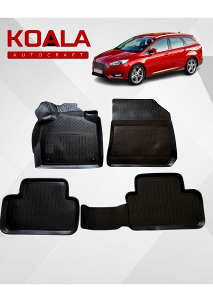 Ford Focus 5 Station Wagon (2018-2025) ile Uyumlu - Araca Özel Paspas