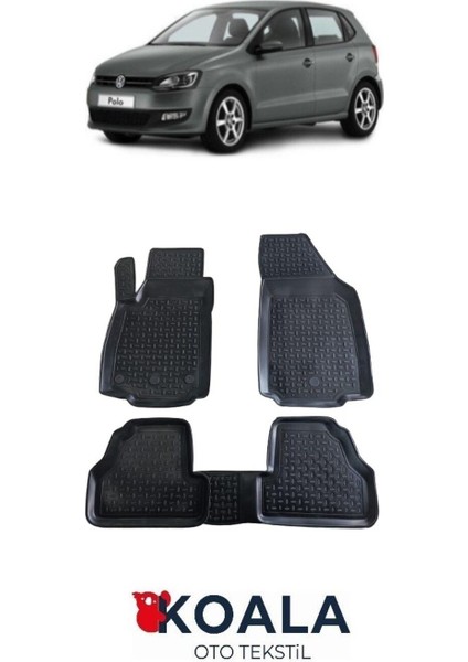 Volkswagen Polo 2010-2017 Koala Havuzlu Paspas