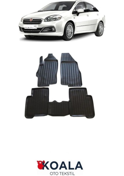 Fiat Linea Paspas 2007-2023 Arası 3D Havuzlu Paspas