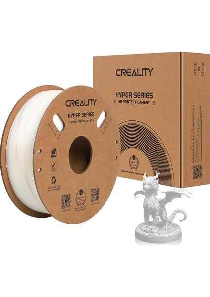 Hyper Abs Beyaz Filament 1.75MM 1000GR - Urhanshop Yetkili Satış