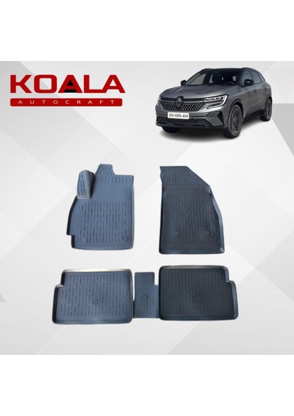 Renault Austral Mild Hybrid (2023+) Uyumlu -Araca Özel Paspas