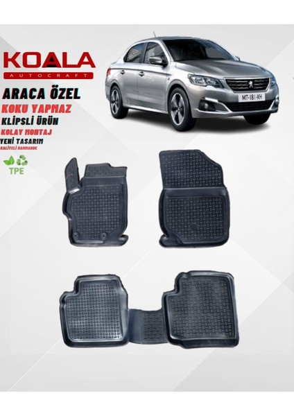 Peugeot 301 Arca Özel Havuzlu Paspas