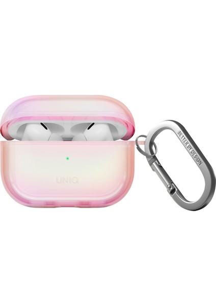 Airpods 4 (4.nesil) Kılıf Holografik Renk Değiştiren Kablosuz Şarj Destekli Anti-Watermark