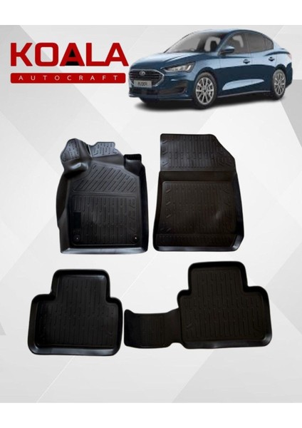 Ford Focus 5 Sedan (2018-2025) ile Uyumlu - Araca Özel Paspas