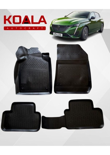 Peugeot 308 (2022+SONRASI) ile Uyumlu - Araca Özel Paspas