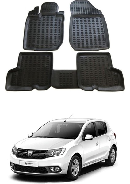 Dacia Sandero Paspas 2008 Sonrası 3D Havuzlu Paspas