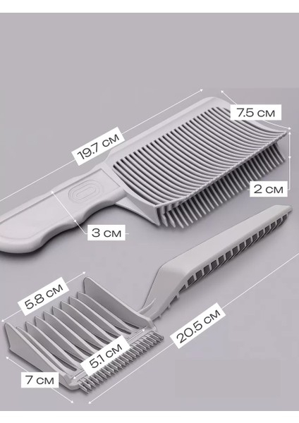 Kuaför Berber Kavisli Kontur Kesim Tarağı 2’li Set 721920 indirimleri