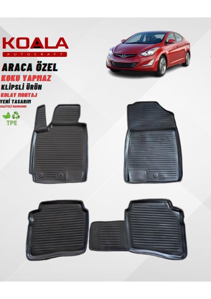 Hyundai Elantra Araca Özel Paspas 2011-2015