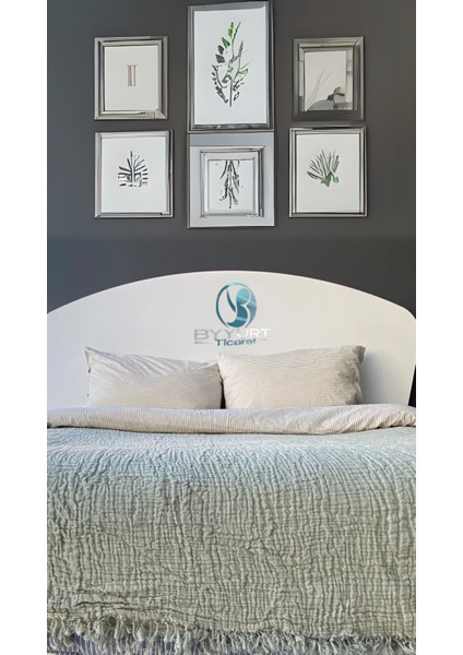 %100 Pamuk Müslin Pike Battal Boy Çağla Yeşili 260X230 - Çağla Yeşili