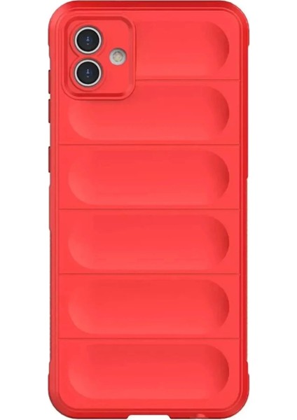 Samsung Galaxy A05 Kılıf Optimum Silikon - Kırmızı