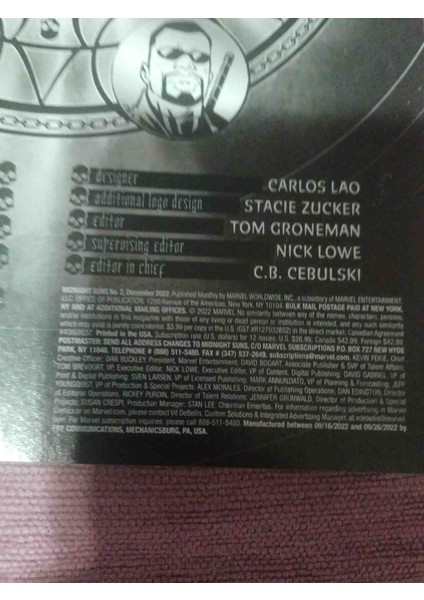 Midnight Sun Çizgi Romanının 2. Sayısı, Renkli ve Hareketli Karakterlerle Dikkat Çekiyor. Geceyarısı Güneşleri #2 (Marvel Comics Aralık 2022)MIDNIGHT Sun 2 No Ingilizce Yeni Kondisyonda indirimleri