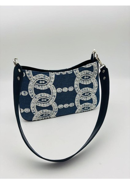 Deri Saplı Kumaş Çanta modelleri