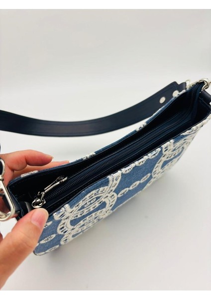 Deri Saplı Kumaş Çanta indirimleri