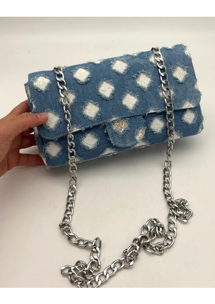 Kot Kumaş Çanta, Denim Çanta Zincirli indirimleri