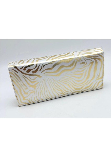 Gold Zebra Desenli Abiye Çanta Zincirli fiyatları