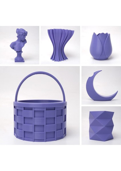 Very Peri Pla+ Filament 1.75MM 1 kg Plus - modelleri