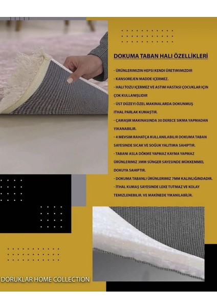 Monsterçocuk ~ Kaymaz Taban Yıkanabilir Dijital Baskı Dekoratif Modern Desenli Lazer Kesim Dot Taban Halı Secret modelleri
