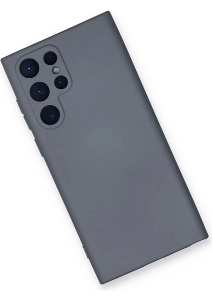 Samsung Galaxy S24 Ultra Kılıf Nano Içi Kadife Silikon - Gri modelleri