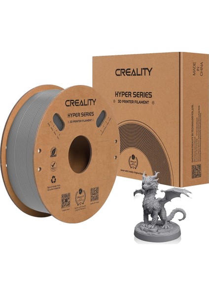 Hyper Abs Gri Filament 1.75MM 1000GR - Urhanshop Yetkili Satış