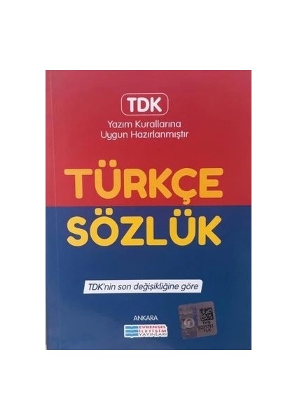 Tdk Uyumlu Türkçe Sözlük