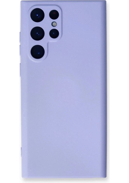 Samsung Galaxy S24 Ultra Kılıf Nano Içi Kadife Silikon - Lila
