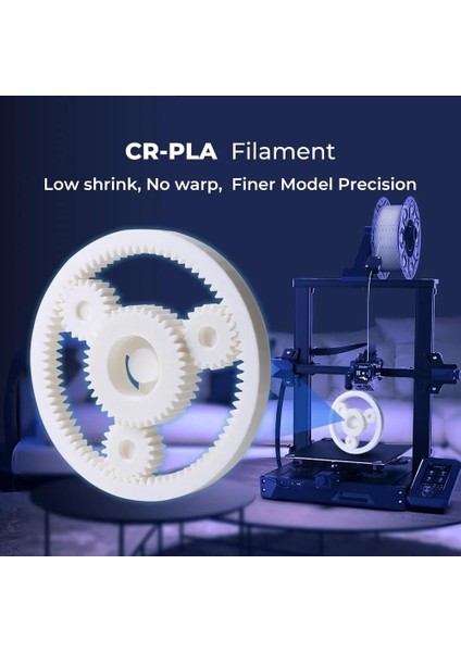 Cr-Pla Gümüş 3D Yazıcı Filament 1.75MM - indirimleri