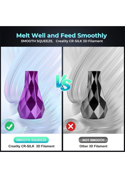 Cr-Silk Pla 1,75MM 3D Filament 1kg - Pembe Mor - fırsatları