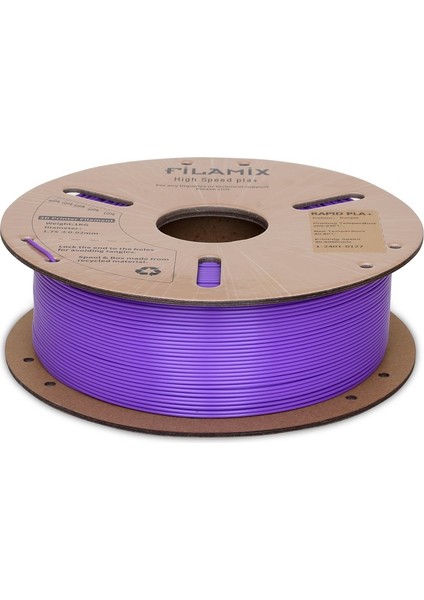 Yüksek Hızlı Hyper Pla Filament Mor - Urhanshop Yetkili Satış modelleri