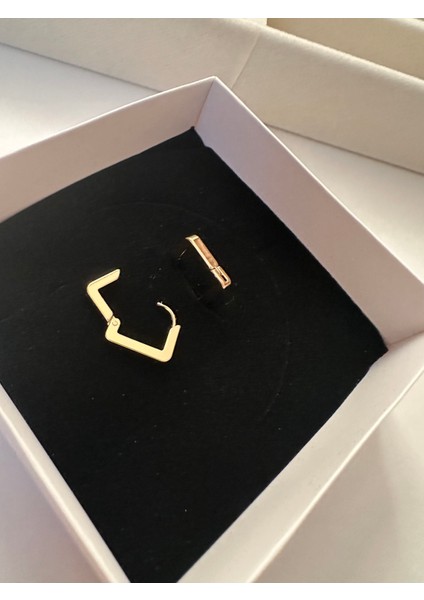 Kare Gold Çelik Küpe fiyatları