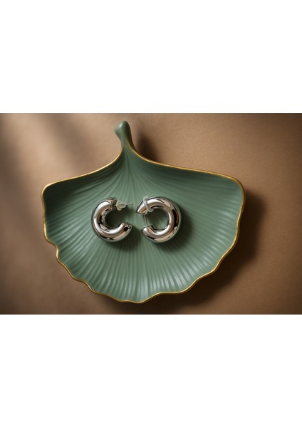 Xupings Jewelry Kalın Halka Küpe