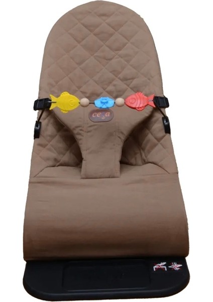 Gri - Bej Oyuncaklı Premium Cotton Bebekler Için Üç Kademeli Kolay Taşınabilir Sallanan Ana Kucağı I modelleri