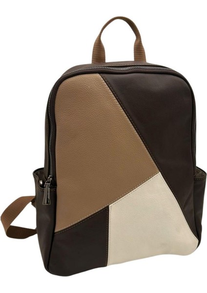 Gerçek Deri Sırt Çantası Unisex Kahve Renk fiyatları
