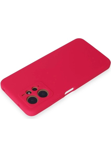 Xiaomi Redmi Note 12 4g Kılıf Nano Içi Kadife Silikon - Pembe modelleri
