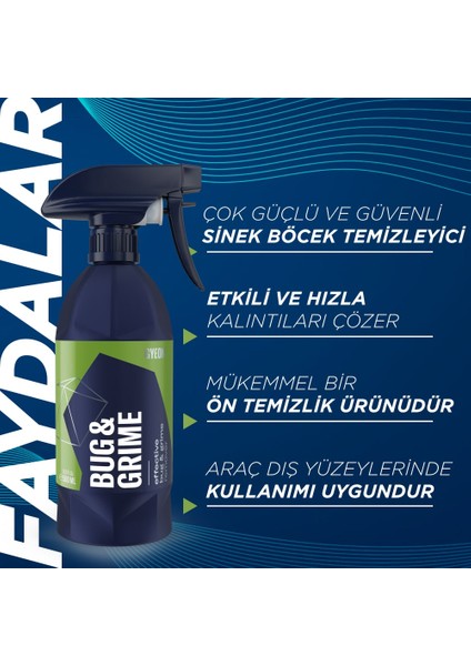 Q²m Bug&grime Araç Sinek Böcek Leke Temizleyici - 500 ml fiyatları