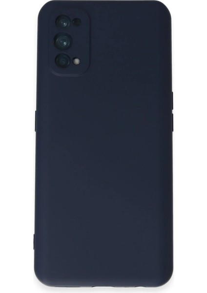 Realme 7 Pro Kılıf Nano Içi Kadife Silikon - Lacivert - NVRS7117-5846