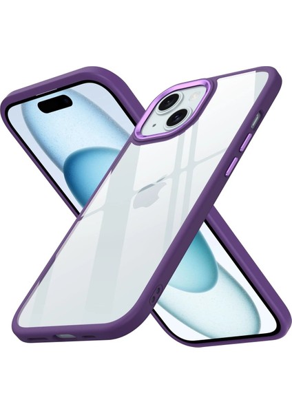 iPhone 15 Kılıf Power Silikon - Mor - NVRS7277-6668