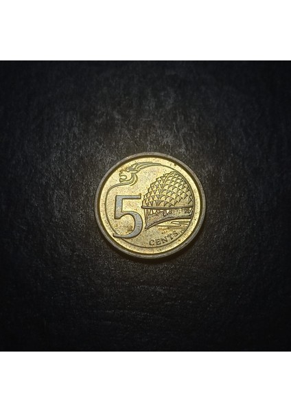 39963687B0A147ABA0 2014 Singapur 5 Cent Ça/çil Eski Yabancı Madeni Para fırsatları