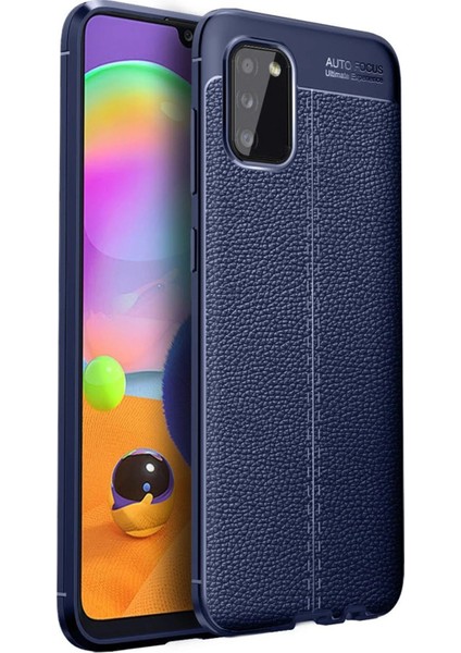 Samsung Galaxy A02S Kılıf Auto Focus Kapak - Lacivert - NVRS3691-6372