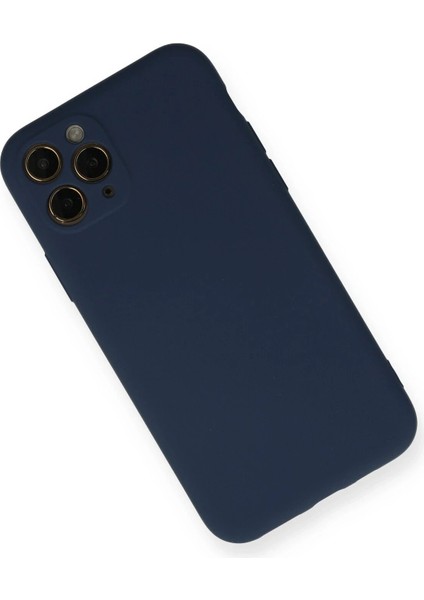 iPhone 11 Pro Kılıf Nano Içi Kadife Silikon - Lacivert - NVRS7947-8257 fiyatları