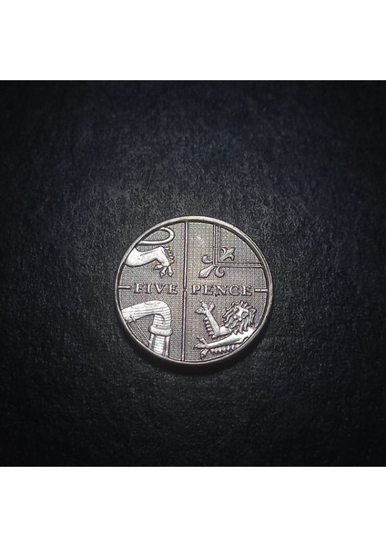 963687B0DD77455A 2008 Kraliçe Iı. Elizabeth 5 Pence Çil Eski Yabancı Madeni Para indirimleri