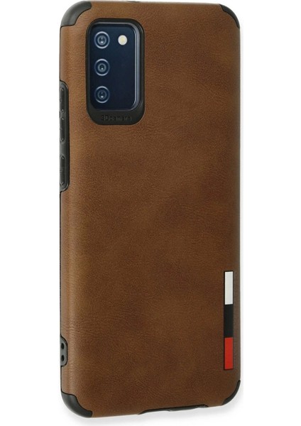 Samsung Galaxy A03S Kılıf Loop Deri Silikon - Kahverengi modelleri