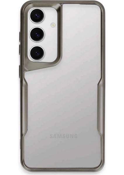 Samsung Galaxy S24 Kılıf Boyi Silikon Kapak - Titan Gri