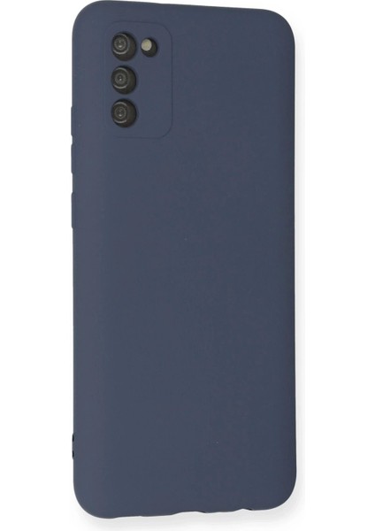 Samsung Galaxy A03S Kılıf Nano Içi Kadife Silikon - Gri modelleri