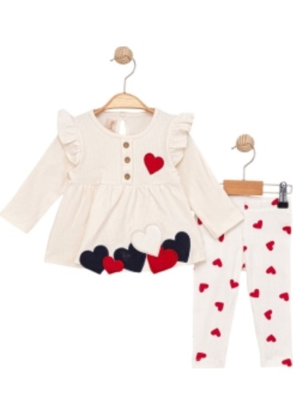 Kalp Nakışlı Kız Takım