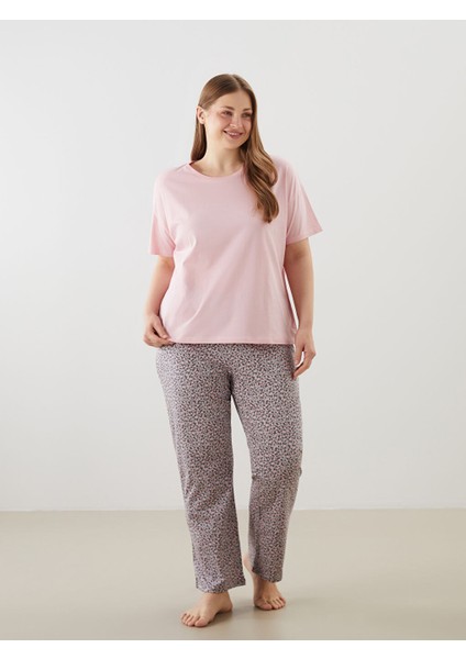 Yeni Sezon Buyuk Beden Desenli Kadin Pijama Takimi - S5P665Z8 fiyatları