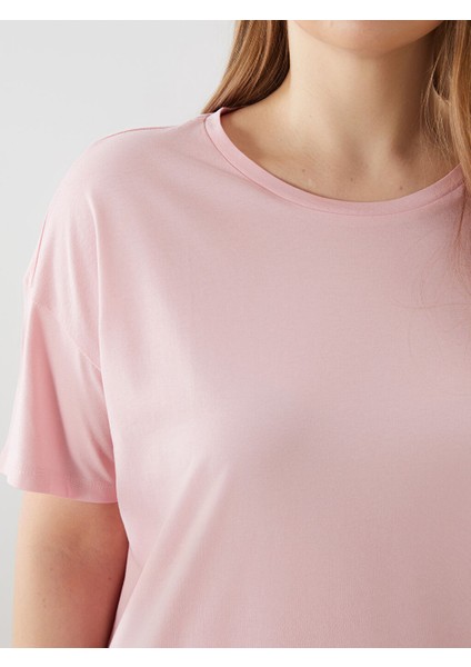 Yeni Sezon Buyuk Beden Desenli Kadin Pijama Takimi - S5P665Z8 modelleri