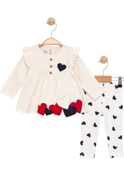 Kalp Nakışlı Kız Takım